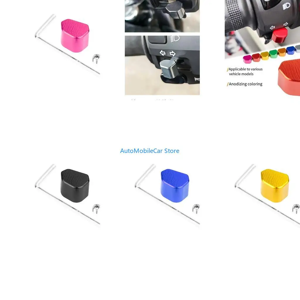 G8TE Quick Install Motorcycle Button Universal Aluminum Motorcycles Control Buttons Handlebar Button Upgrades for Riding
