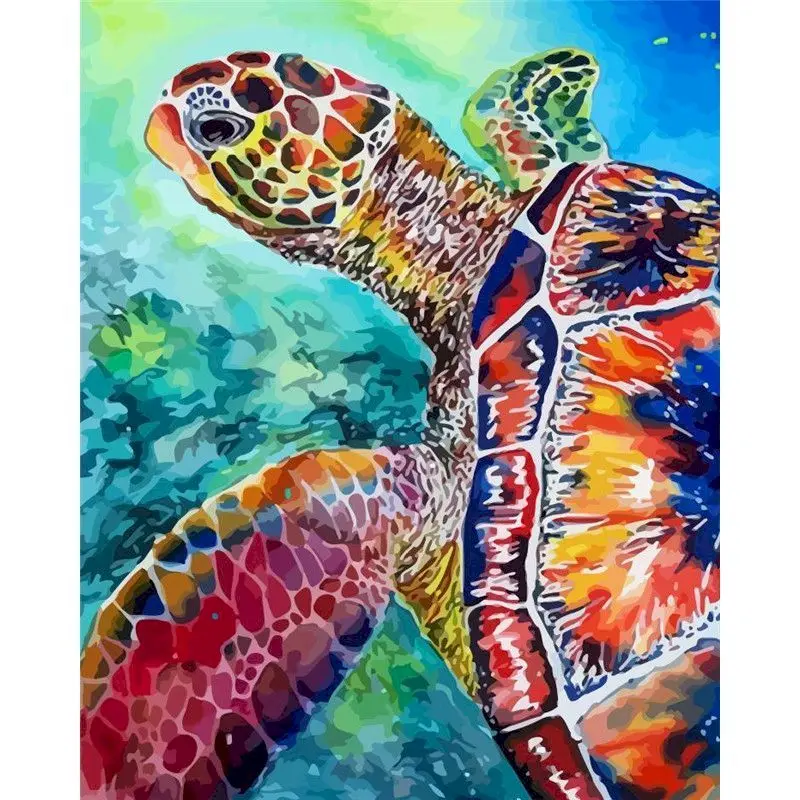 

500/1000PCS Jigsaw Adults Sea Turtle Animals Home Family Activity Games for Gameroom Bedroom Home Decor Frameless