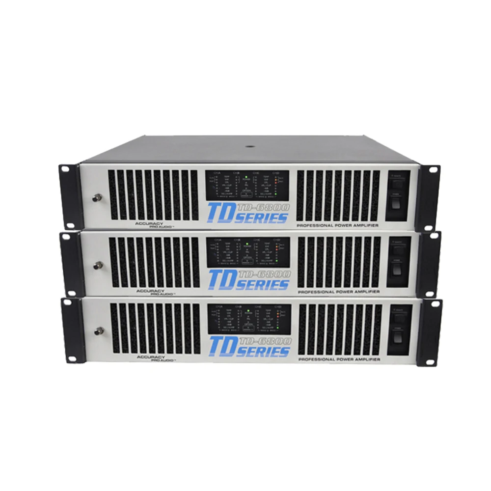 

Accuracy Pro Audio TD-6800 4-канальный звуковой аудиоусилитель усилитель звука