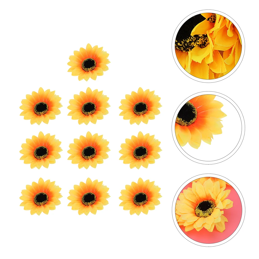 

Sunflower Hair Clips Alloy Cloth Sunflower Hairpin Non-Slip Hair Accessories for Wedding Party Daily Use Girls Women Dainty