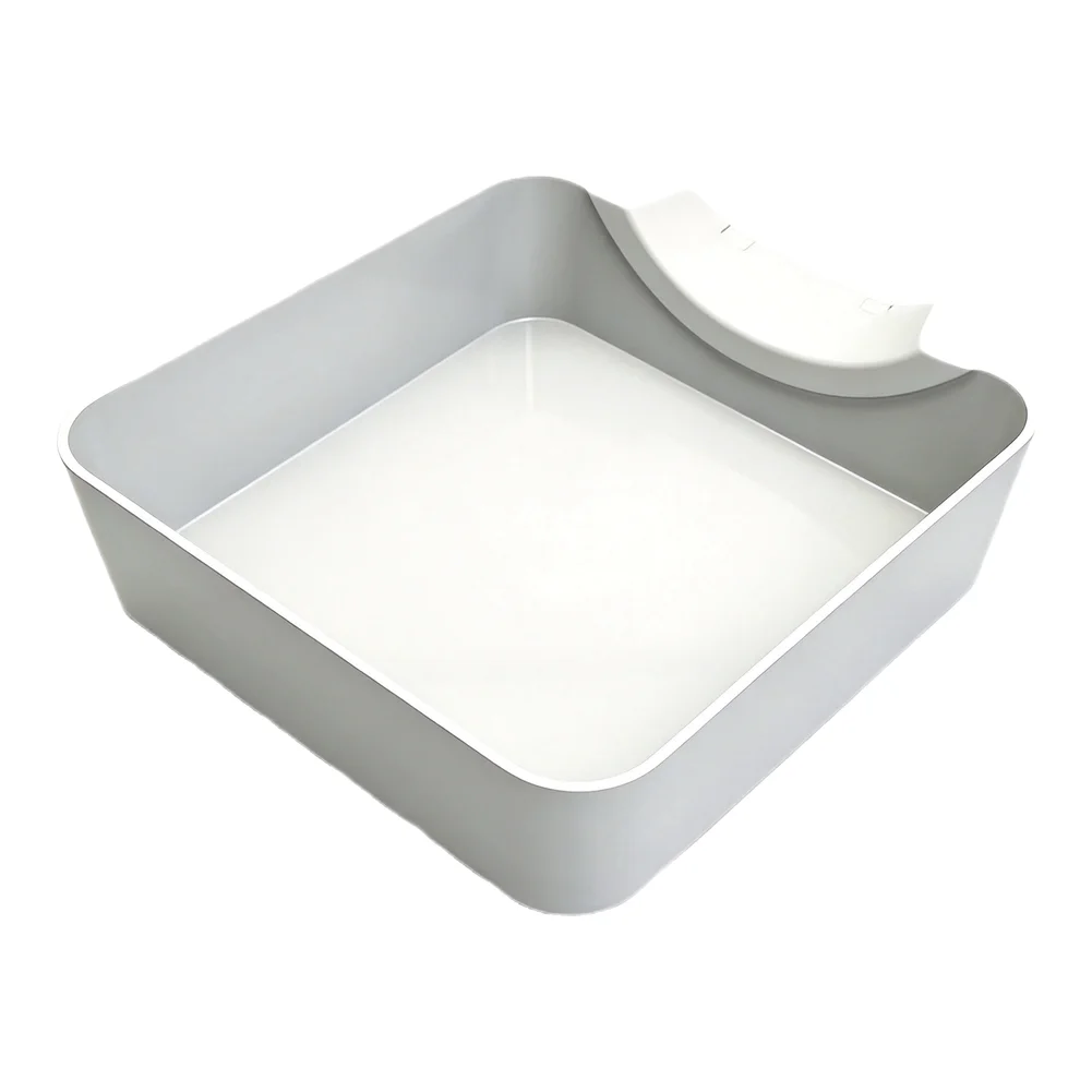 Washing Machine Drain Pan Constructed to Withstand Weight Load of Fully Loaded Washer Without Flexing or Deforming