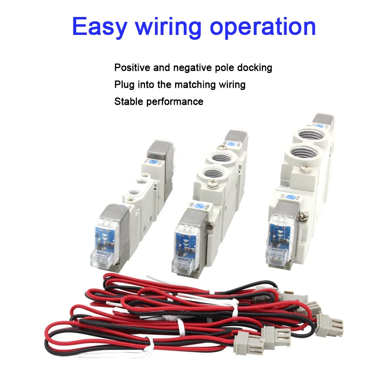 High Quality 5 Port 2 Solenoid Valve SY3220 SY5220 SY7220-4LZD/5LZD/6LZD Normal Close Internal Pilot Automation Valve