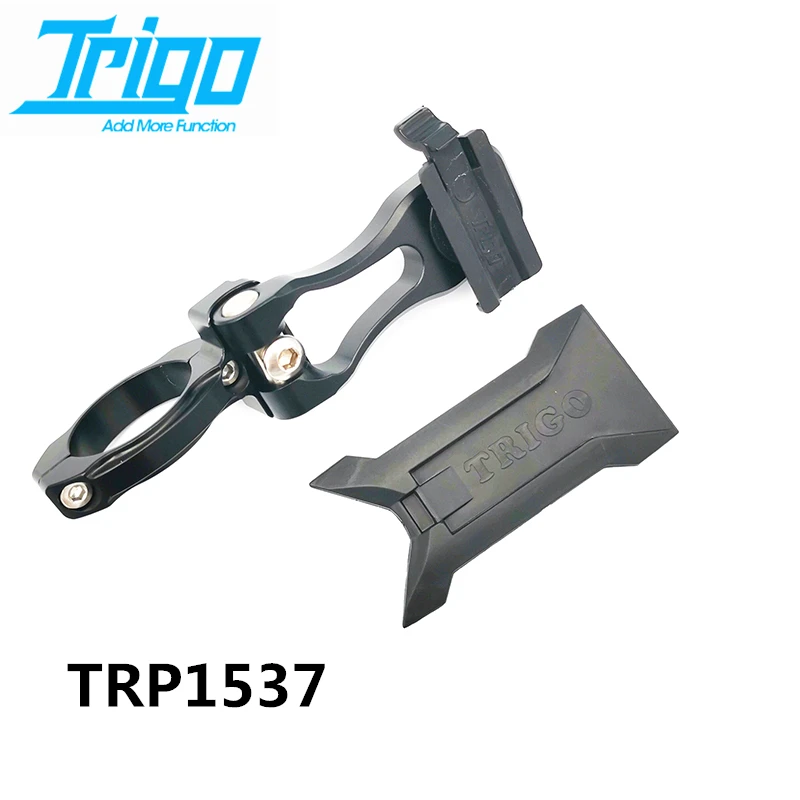 

TRIGO TRP1537 Road Bicycle Black Handlebar Phone Mount 22.2/25.4/31.8mm Handlebars Available Bike Accessories