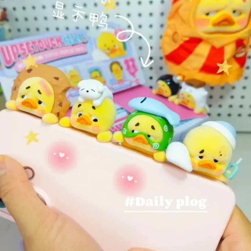 

Upsetduck Status Display Duck Hippers Series Blind Box Фигурка Mystery Box Утка Аниме Фигурка Рождественский подарок на день рождения