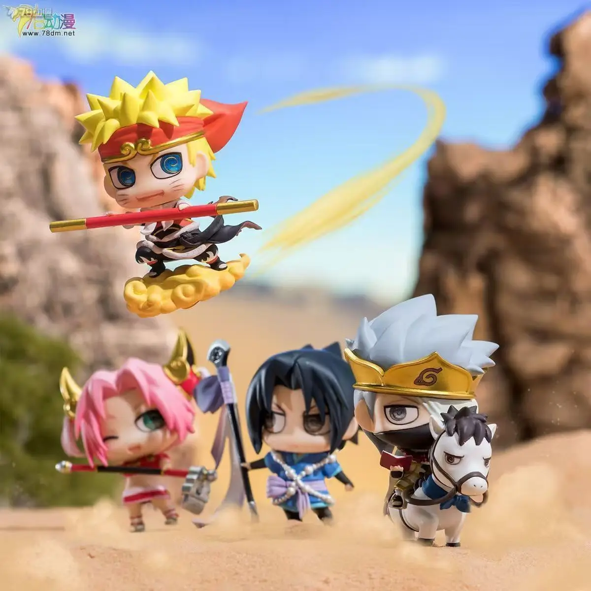 Auf Lager Bandai Naruto Glory Journey to the West Blind Box Naruto & Sasuke Actionfiguren – Offizielles Anime-Sammelgeschenkset