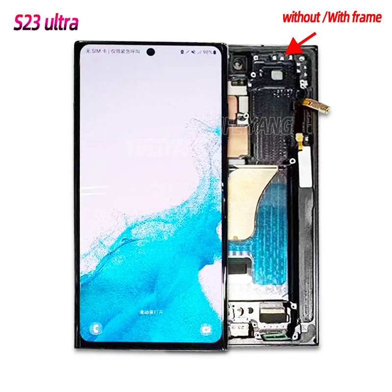 100% Oled Lcd Display Touch Screen Digitizer for Samsung Galaxy note 10 20 plus s21 s20 s22 s23 ultra  LCD Replacement Parts