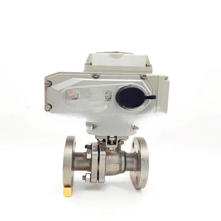 

Electric stainless steel flange ball valve Q941F-16P remote switch adjustment high-temperature resistant AC220 steam shut-off