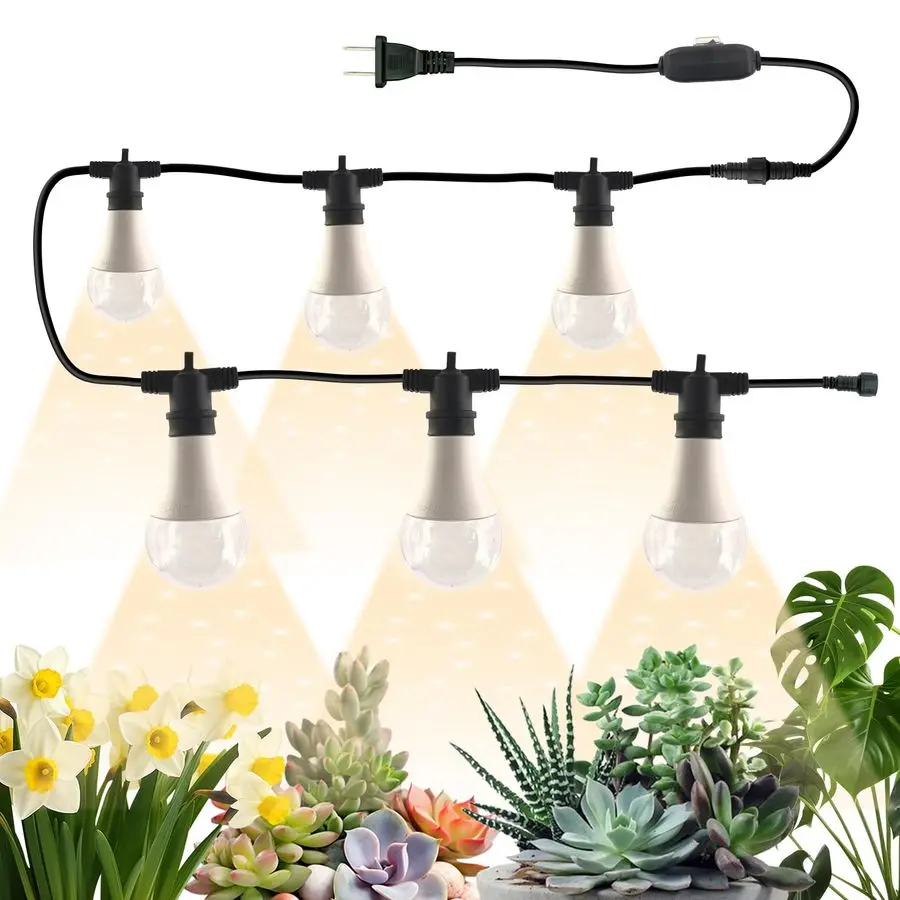 

Light Bulbs LED Growth Bulb A25, Full Spectrum Plant Light E26 Base 15W, houseplant Growting lamp, Seed Start, Greenhouse Indoor