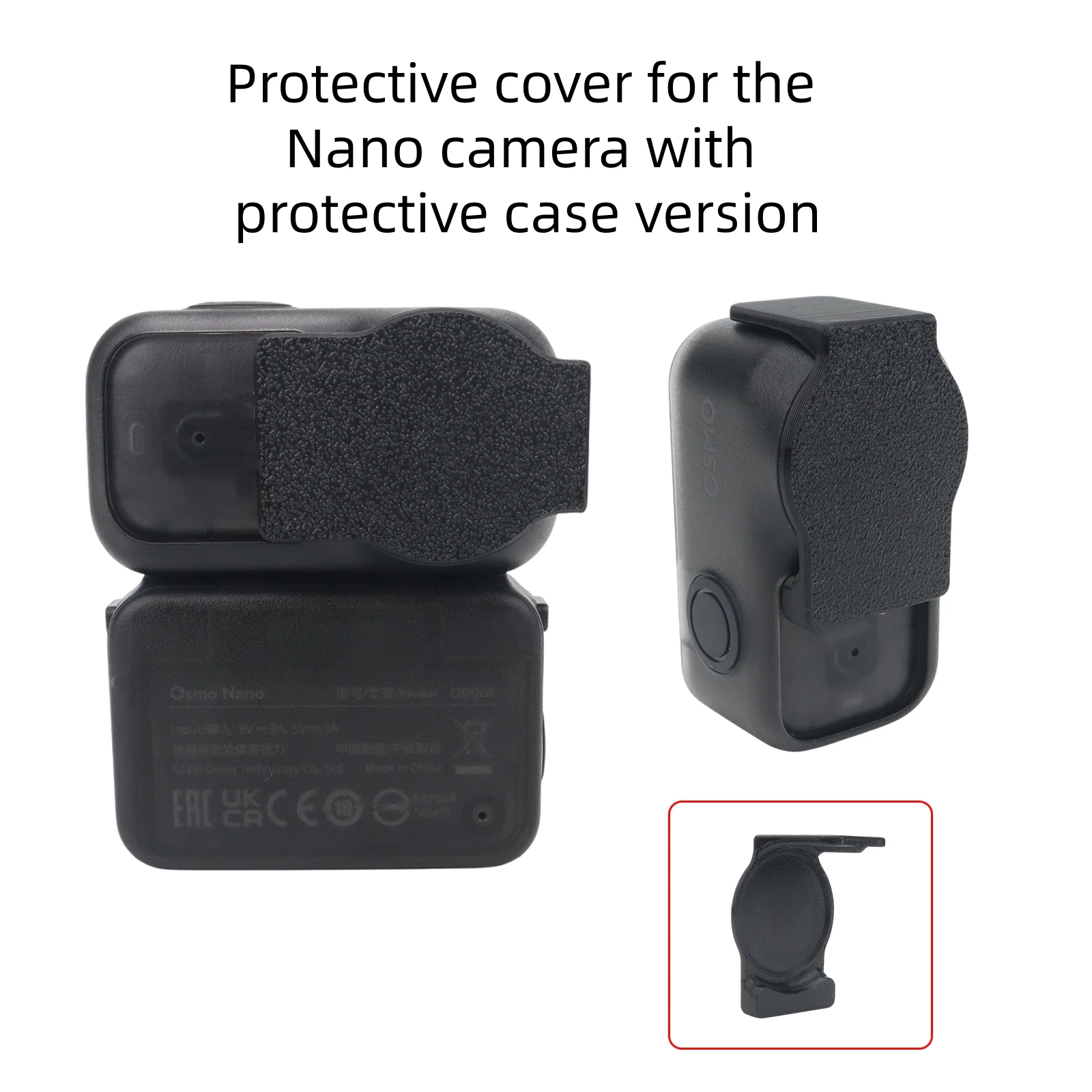 

Lens Protector for DJI OSMO NANO Camera For use when installing the original protective case