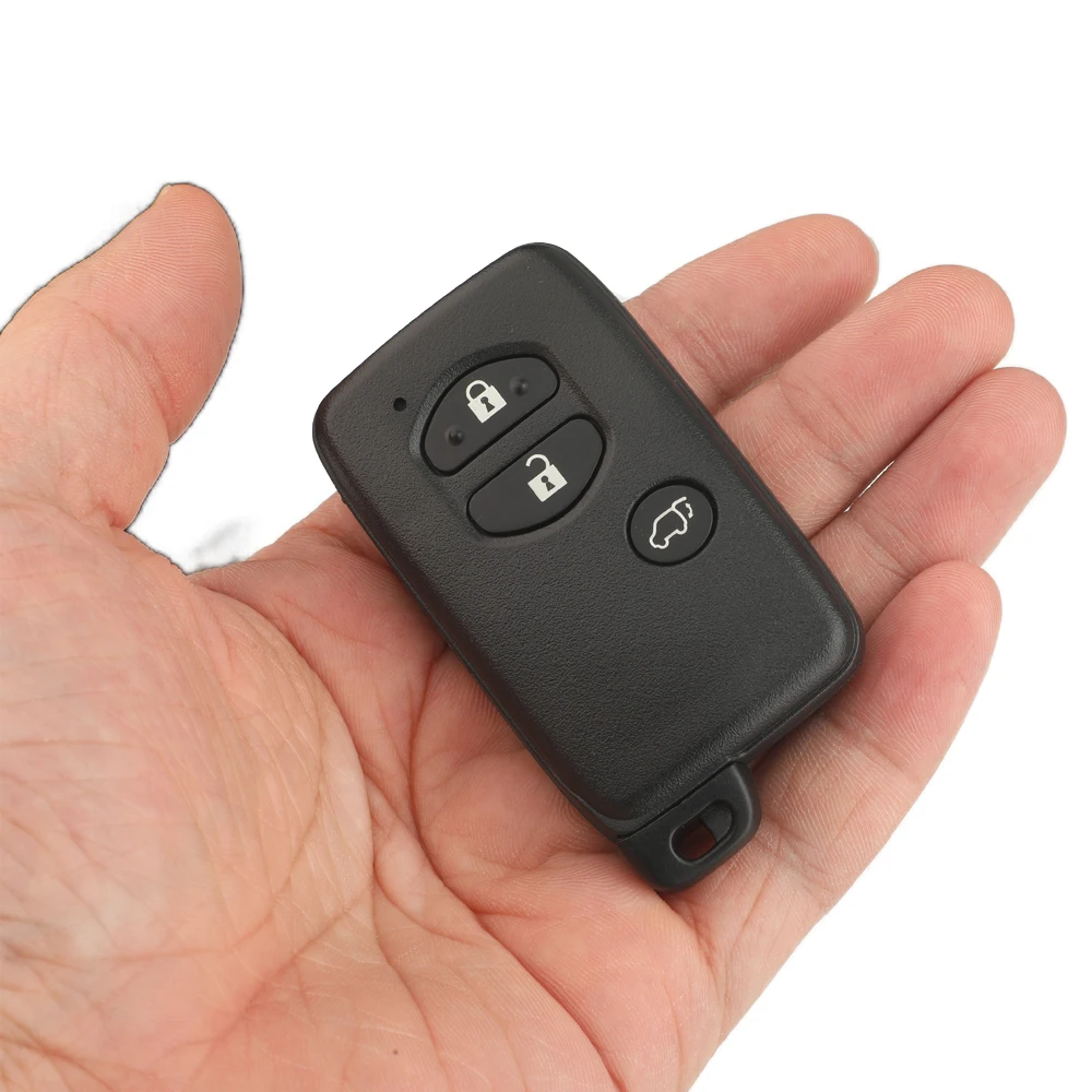 

Jingyuqin для Toyota 4Runner Land Cruiser Prius 2010-2013 3/4 кнопки внедорожник умный дистанционный автомобильный ключ брелок с необрезанным лезвием замена