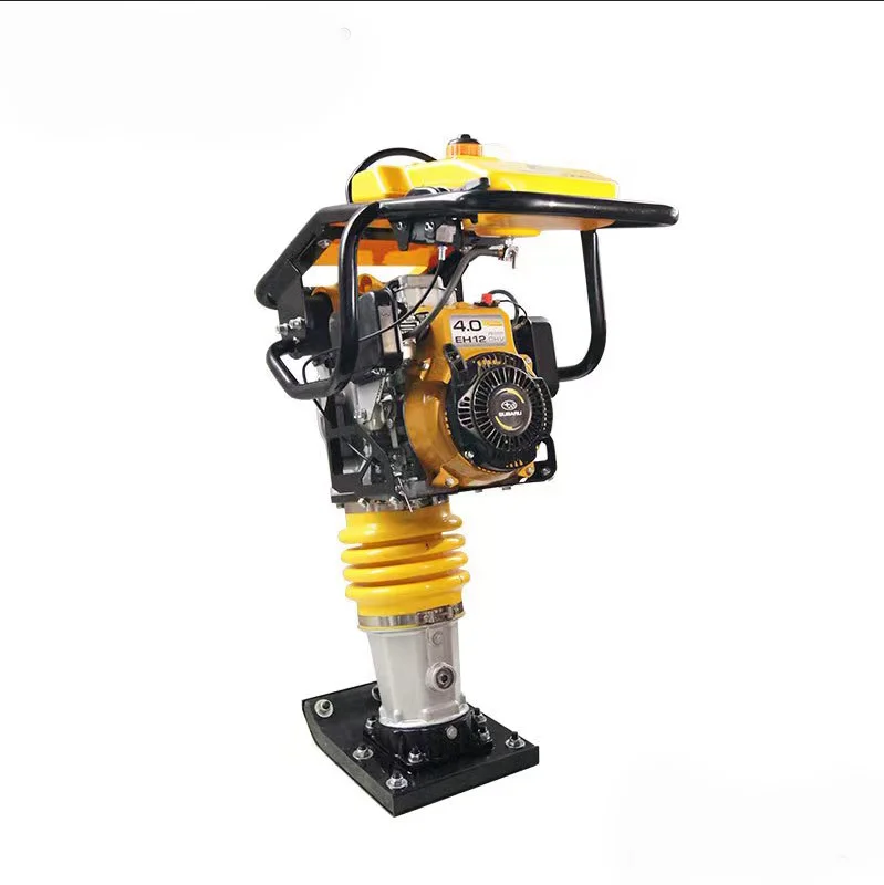 High-Speed Manual Push Tamping Rammer Vibrating Soil Tamper Machine for Road Machinery