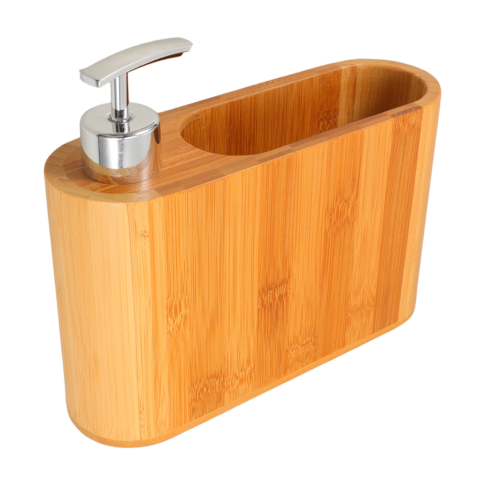 

Oval Wood Shower Gel Container Portable Travel Dispenser Refillable Soap Pump Bottle Toothbrush Comb Holder Home Bathroom