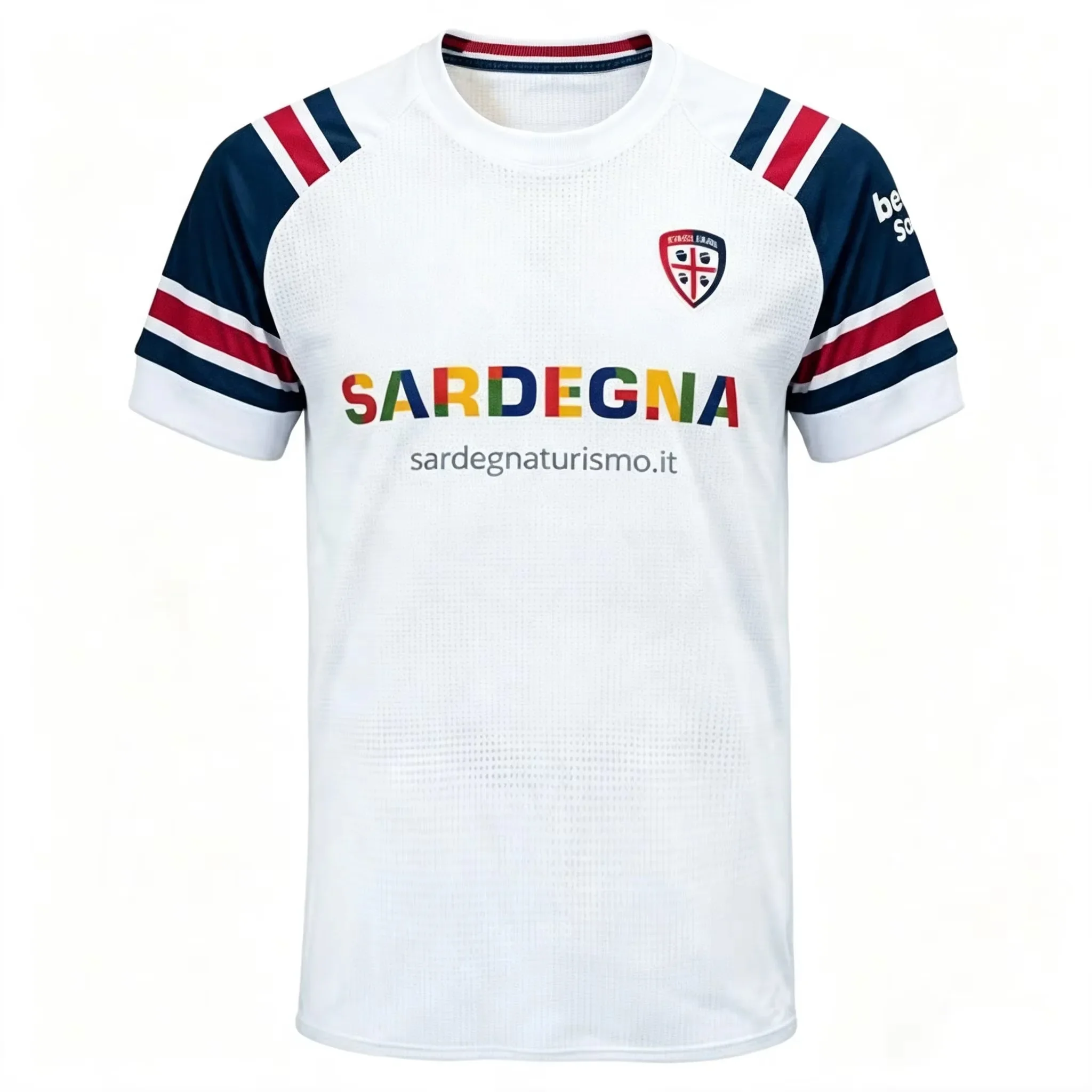 2026 Cagliari 3D Print Football Jersey Men Women Summer Sports Oversize T-shirt Breathable Quick Drying Streetwear