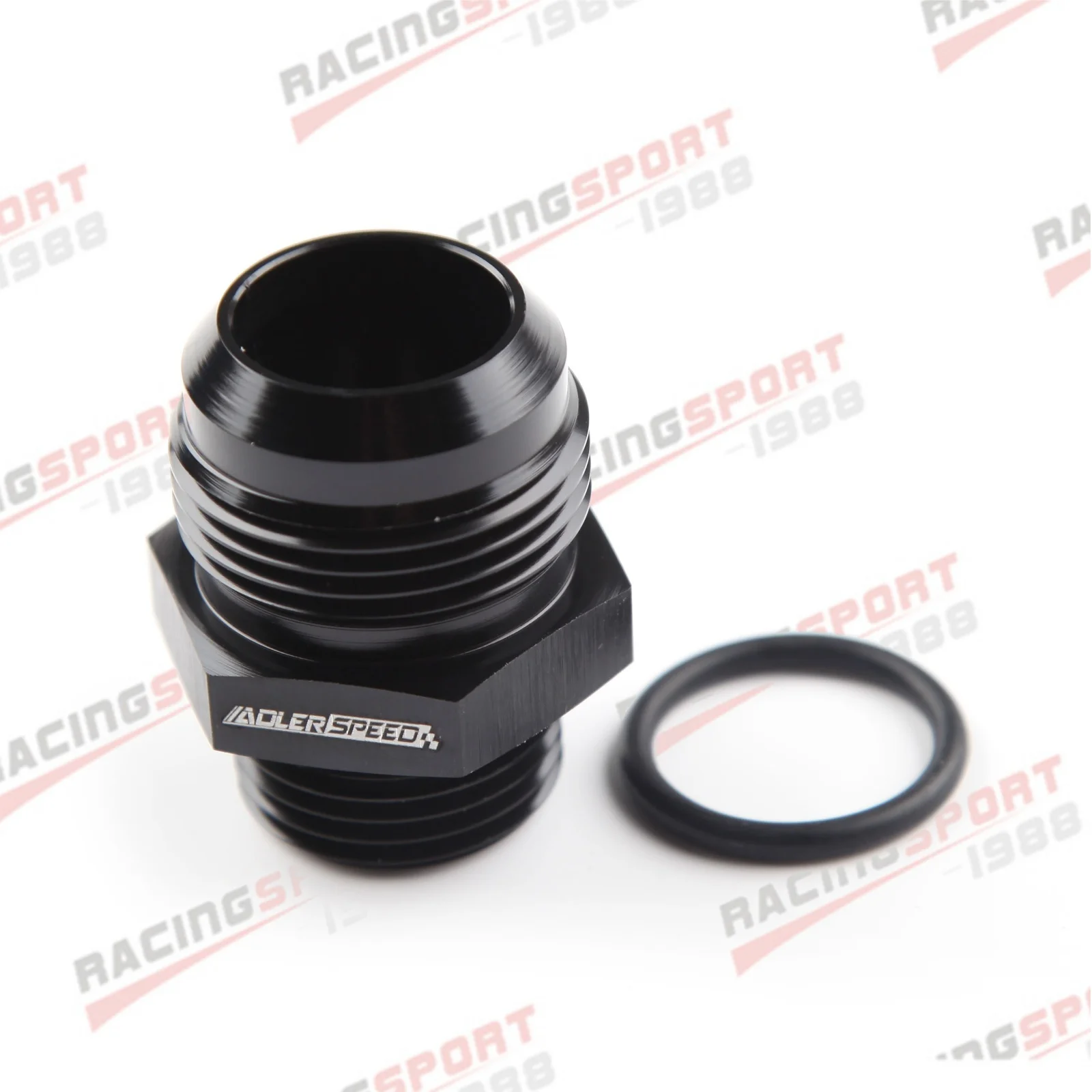 

AN16 Male Flare To AN12 O Ring Straight Cut O-Ring Fitting Adapter Aluminum Black