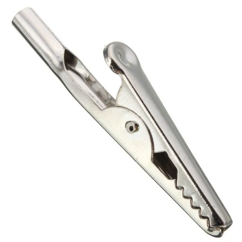 Зажимы типа «крокодил» Тест зажима для батареи 10 шт. 2,01 дюйма Винтовой зонд Серебряный инструмент 51 мм Зажим для батареи Зажим для батареи Бизнес-горячий