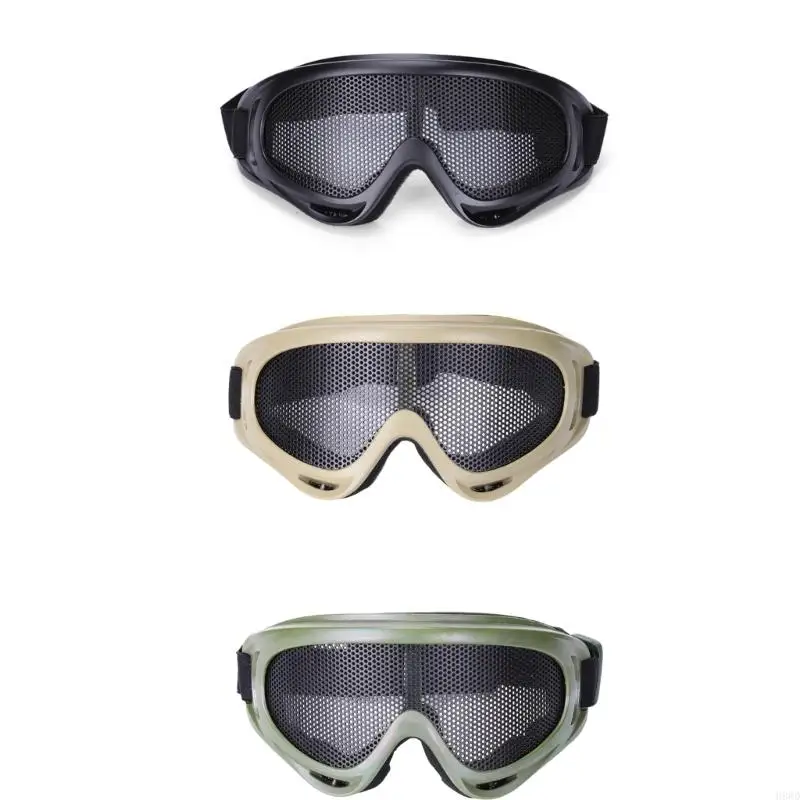 

Небьющиеся защитные очки с металлической сеткой, очки для занятий спортом на открытом воздухе и промышленных работ с дизайном