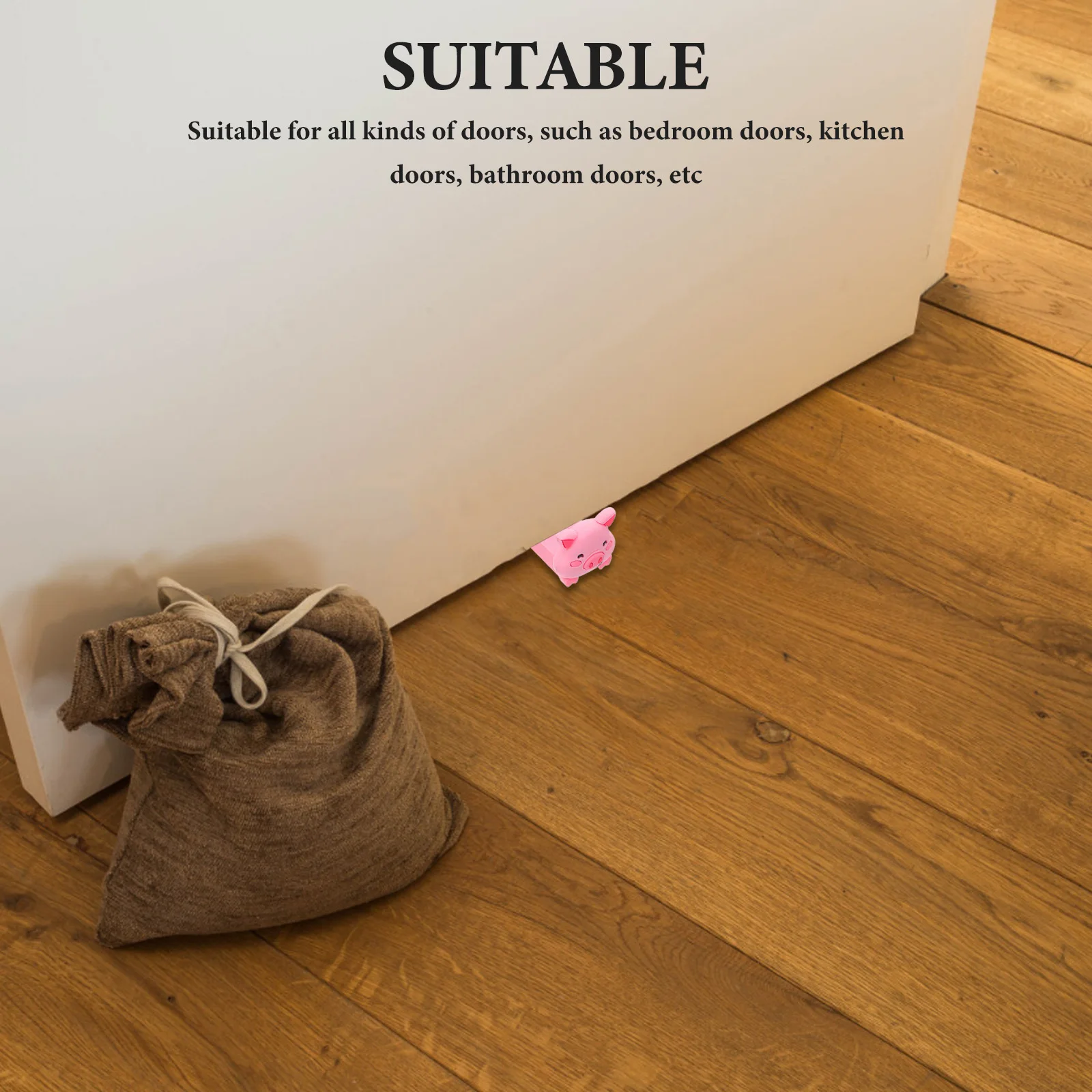 

3Pcs Adorable Cartoon Animal Doorstop PVC Anti Slam Pinch Safe for Kids Pets Home Office Use Doorstops Animals