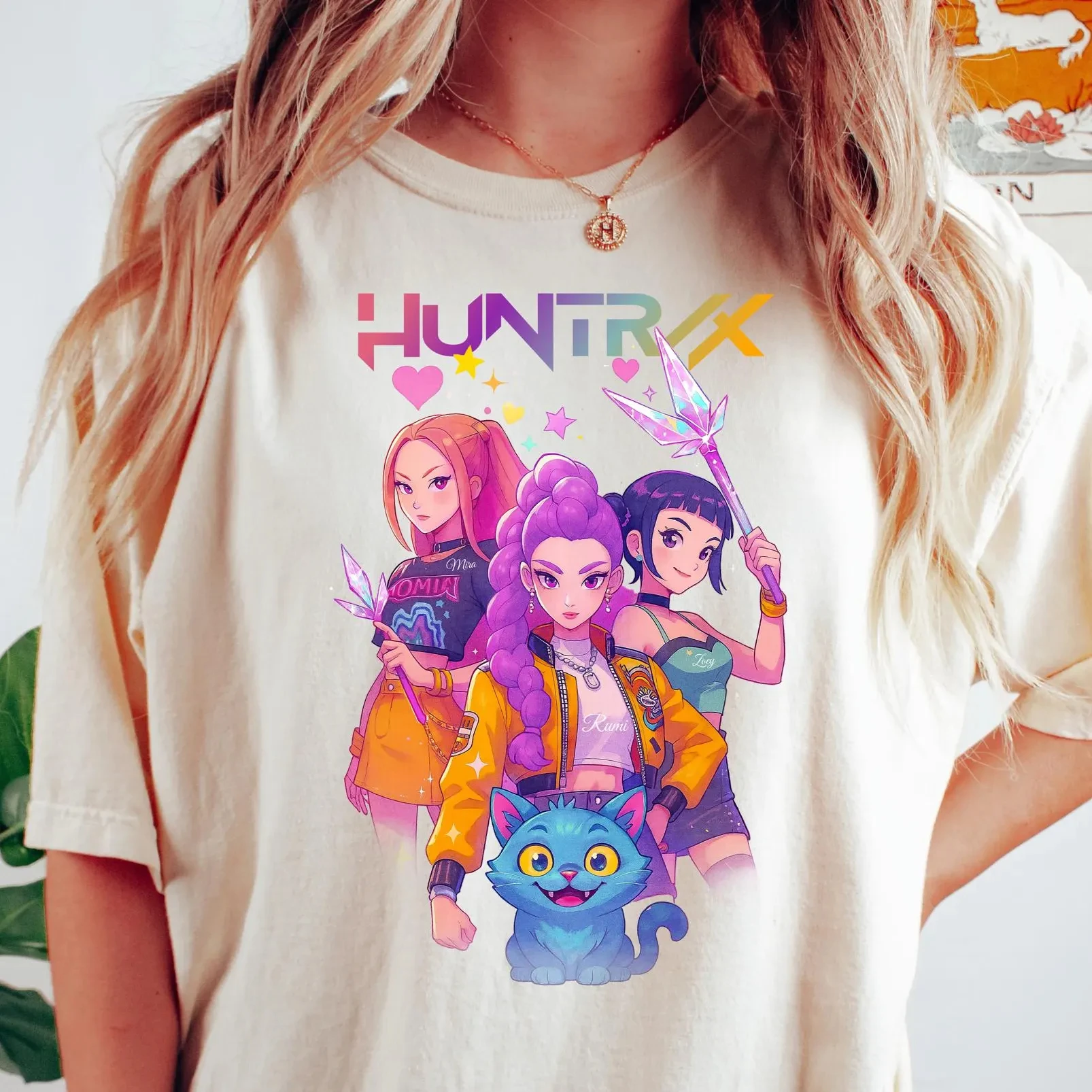 تي شيرت Kpop قطني غير رسمي للرجال والنساء تي شيرت هيب هوب كبير الحجم Y2k عالي الجودة تي شيرت ميرا رومي جوي ميرش هدية لمحبي Kpop #2