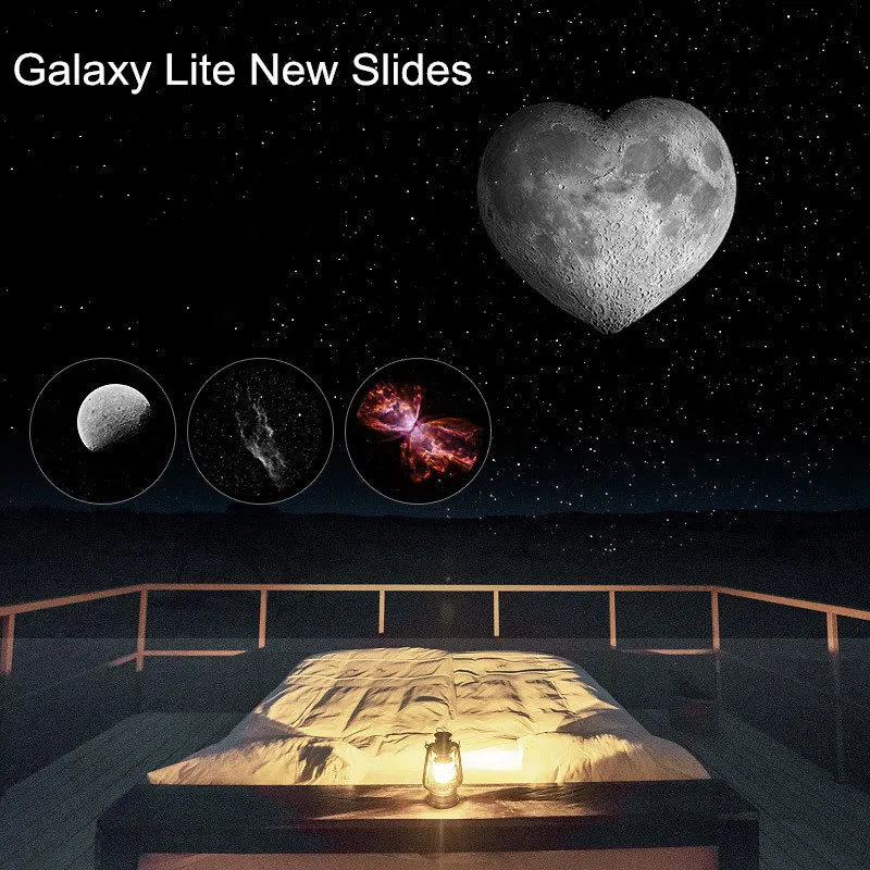 

LED Galaxy Lite Star Projector Projection Films Photo Galaxy Starry Sky Projector Lamp Slides（Excluding projectors machine）