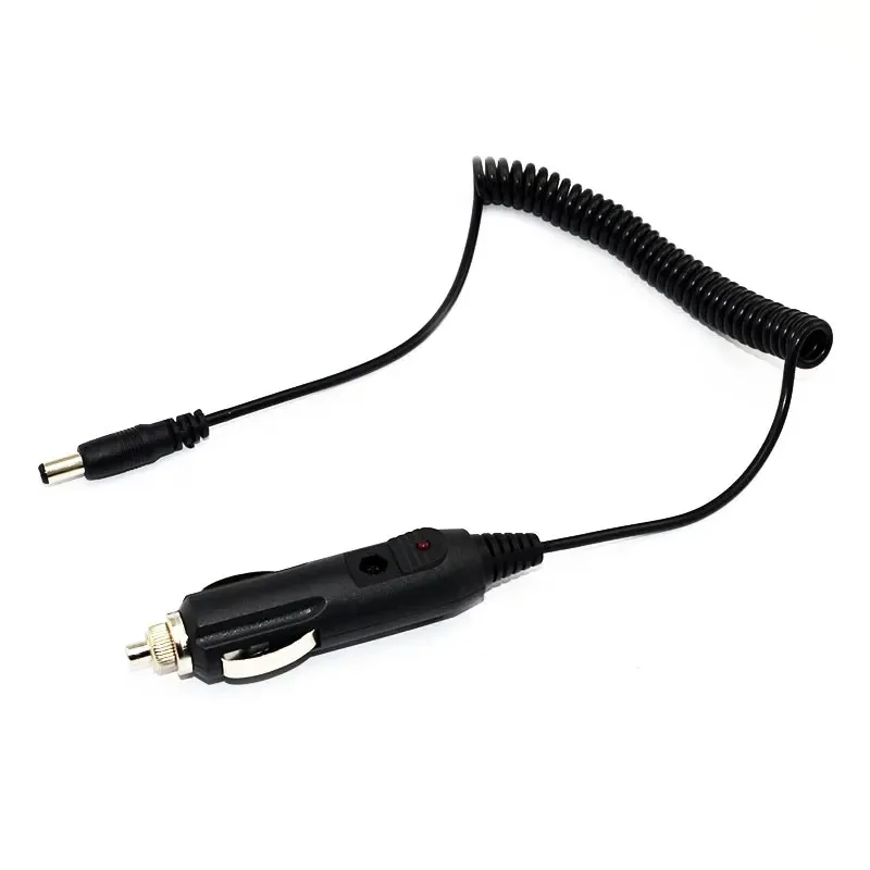 Car Lighter Slot Charger Cable For Baofeng UV-5R UV-5RE 5RA Walkie Talkie Charge Base 12V DC Power Charging for Radio Cord