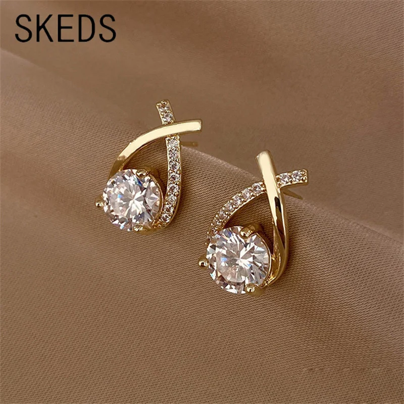 Girls Jewelry Style SKEDS Stud Ear Gift Fishtail Korean