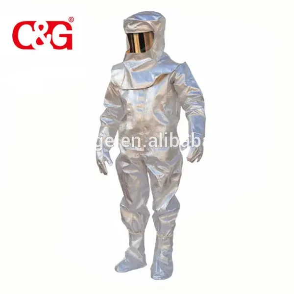 

Heat Resistant Aluminized High Temperature Protection Anti Fire Approach Suit