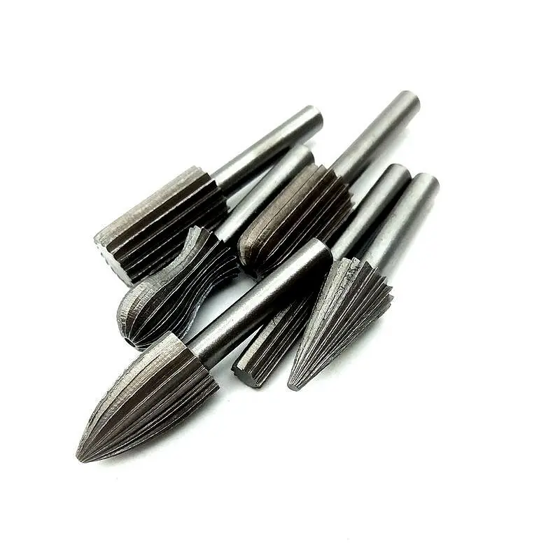 Imagem -05 - Carbide Cutter Conjunto para Ferramentas Rotativas Dremel Cnc Gravura Bit Rotary File Bur Shank Moagem mm Pcs