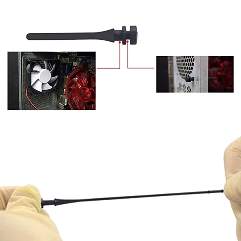 2023 New Rubber Pin Screws Anti-noise High-temperature Plastic Studs Chassis Fan Pull-type Rubber