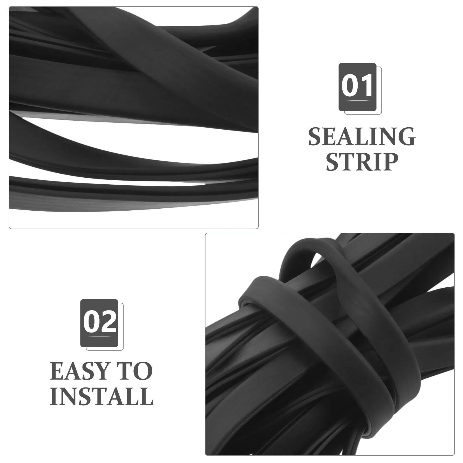 

Rubber Edge Guard Trim Sealing U-Shaped Weather Door Seal Strip For Sheet Metal Edging Durable Seal Edge Protector Home Office