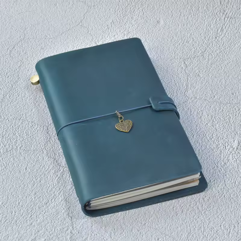 100% Genuine Leather Journal Refillable Travel Notebook Retro DIY Handmade Diary Sketchbook School Office Gift Customized - Image 12