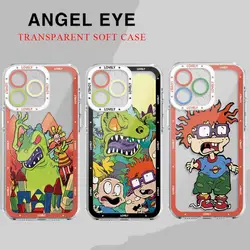 Movie R-Rugrats Cartoon Reptar Phone Case for Apple iPhone 15 16 Pro XS Max 13 14 Plus XR SE 7 8 12 11 Pro plus Matte