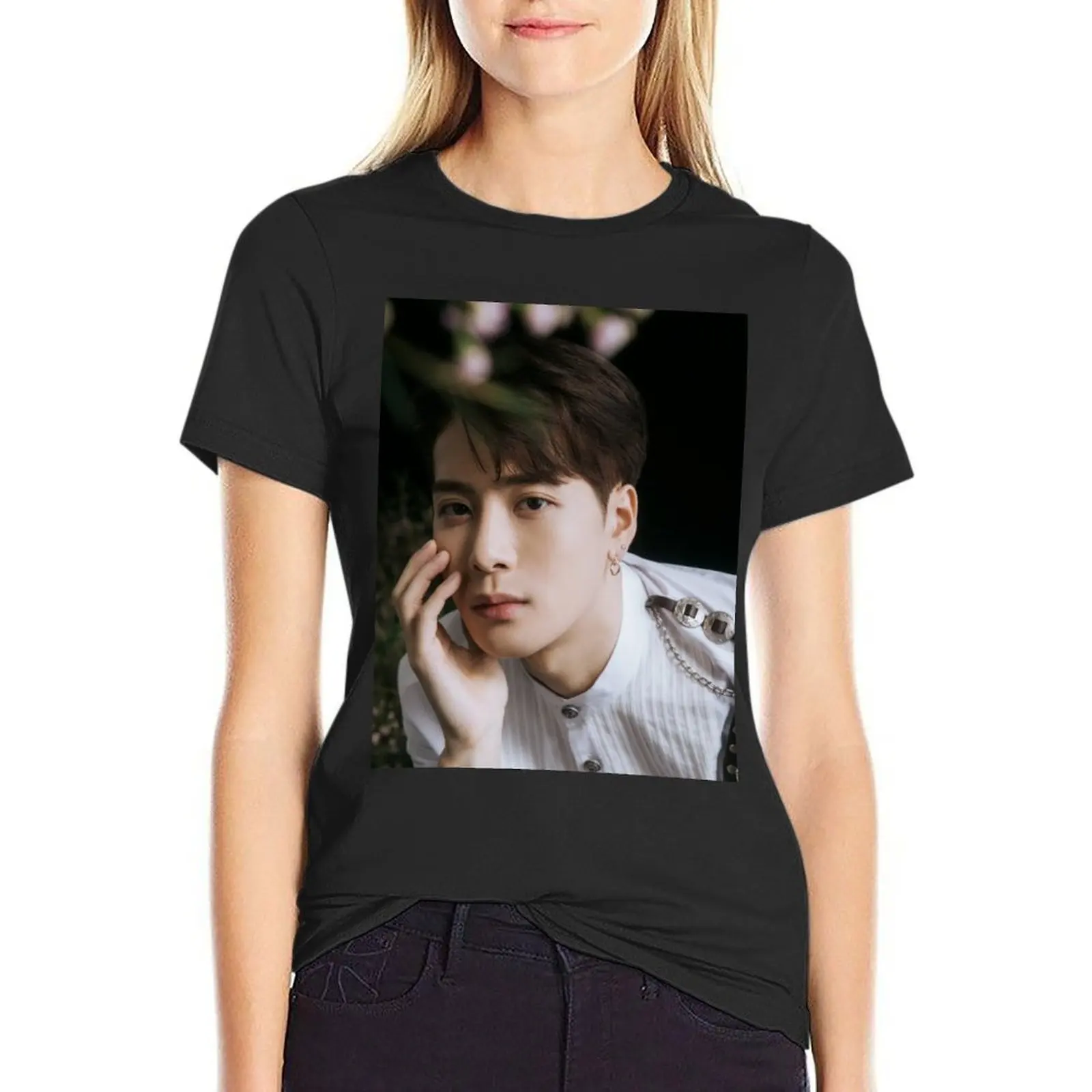 

GOT7 NOT BY THE MOON JACKSON T-Shirt cute tops summer clothes plus size tops Women's tops