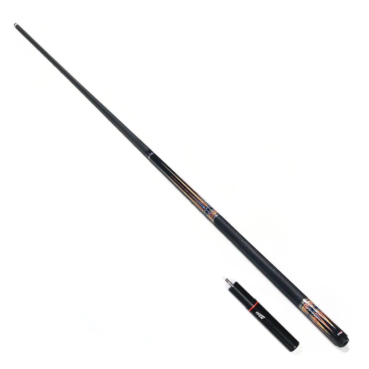 M3-S Superior High Technic Carbon Fiber Graphite 58Inch 1/2-Pc Snooker Billiard Pool Cue Stick with Mini Extension