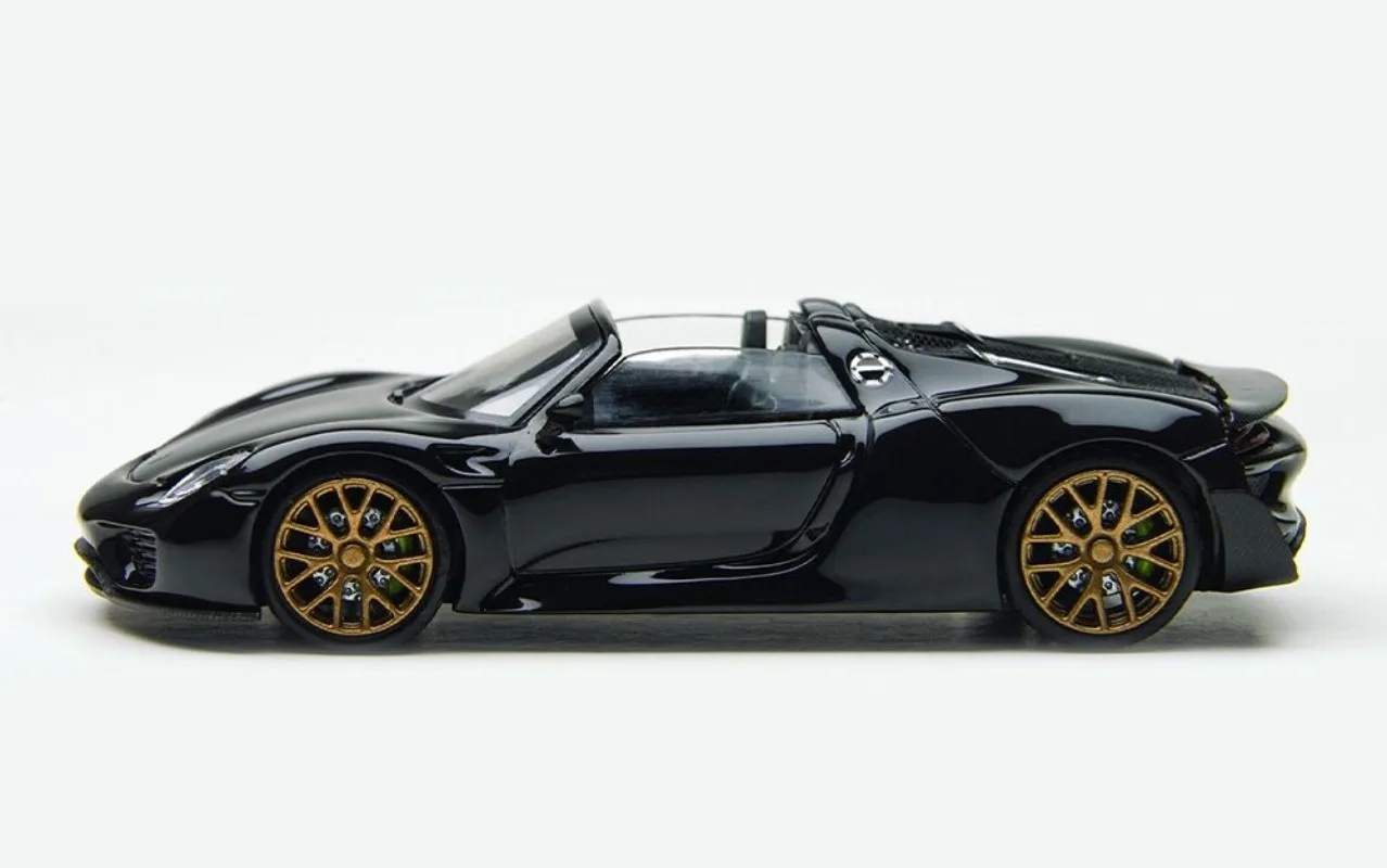 TM Diecast 1/64 مقياس بورش سبيكة نموذج سيارات بورش 918 اللعب مع الصندوق الأصلي لعبة سيارات لعبة