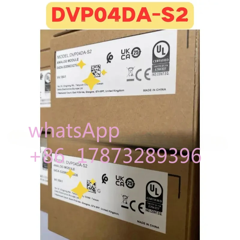 

Brand New Original DVP04DA-S2 DVP04DA S2 PLC Module