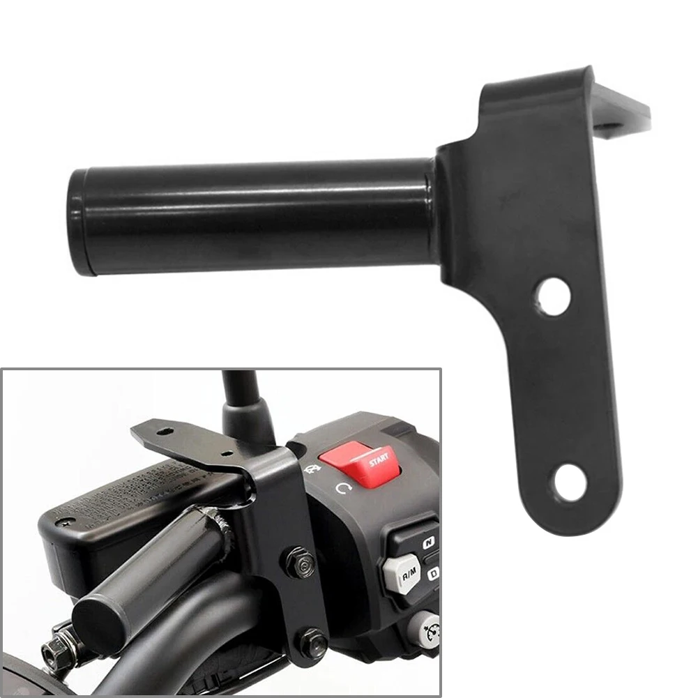 Aluminum Motorcycle Camera Navigator Phone Bracket Multi Function Mount For Honda Rebel CMX 250 1100 Black