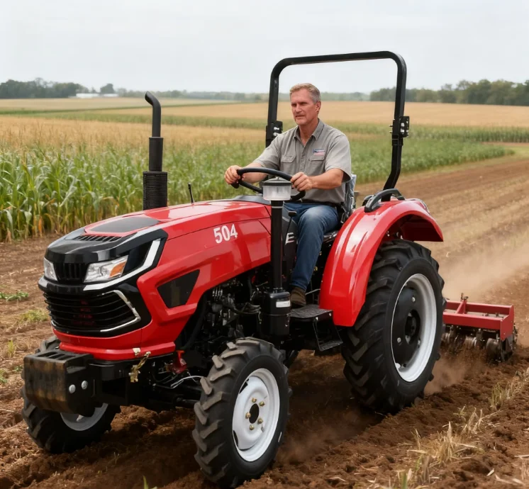 

Mini Tractor Farm Agriculture 4x4 Small Tractor With Implements Diesel Engine Tractor for Sale Quality Agricultural Machinery