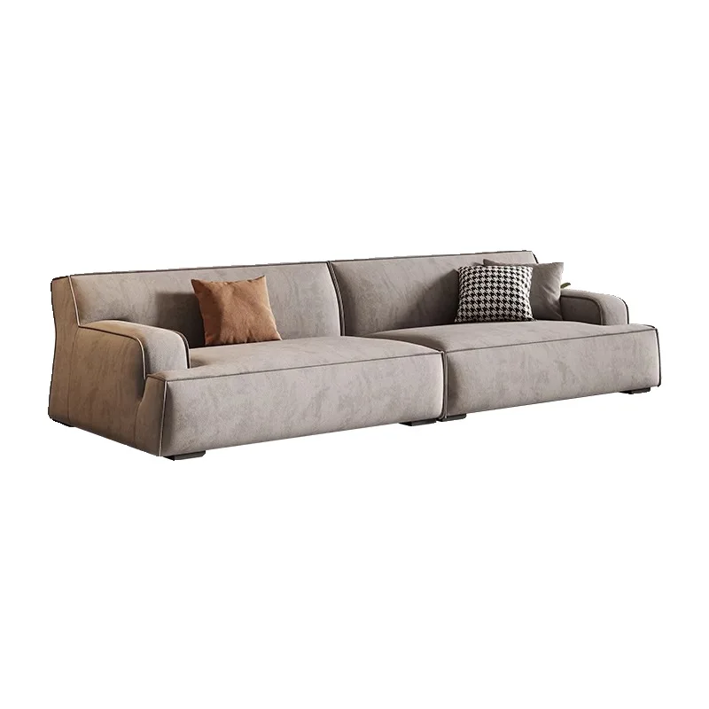 

Modern extremely, simple, living room, cat scratching cloth, straight row, large and small apartment, sofa