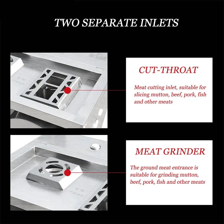 Multifunction Commercial Meat Grinder Slicer Meat Mincer Efficient Meat Grinders Slicers Machine