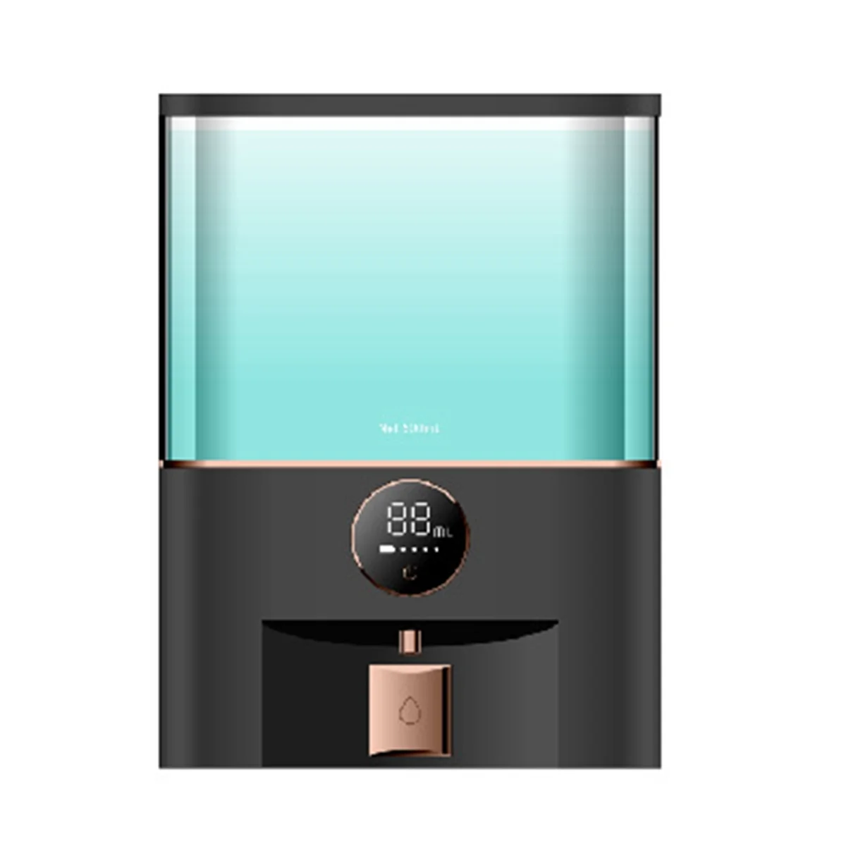 A53I Automatic Mouthwash Dispenser Touchless, Wall Mounted Mouth Wash Dispenser for Bathroom with Cups,for Kids and Adults