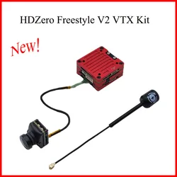 HDZero-transmisor de vídeo Digital Freestyle V2 VTX, Kit de 5,8 GHz para Dron HD FPV de 3-5 pulgadas, con puerto MSP UART, Cable de alimentación, accesorio