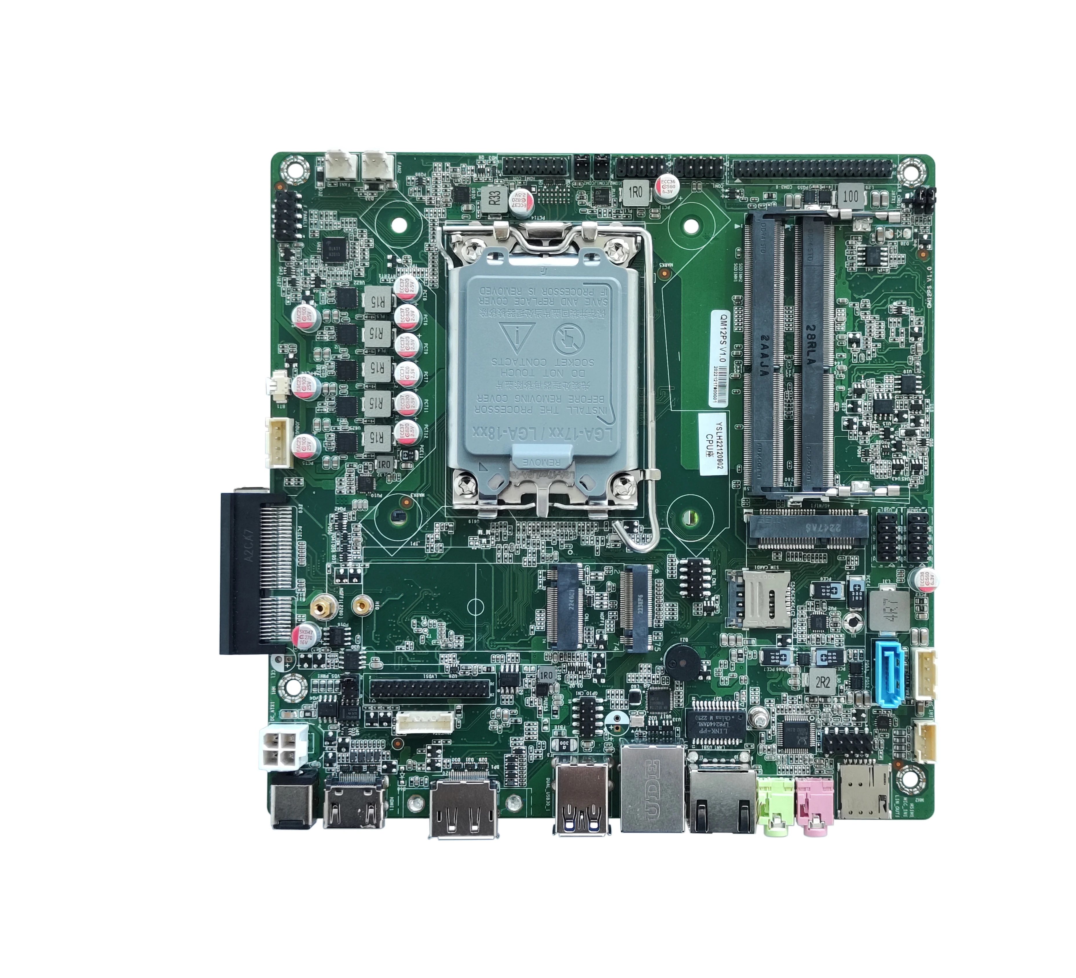 

ELSKY Gaming Pc Motherboard Alder Lake 12th Generation I3-1215UL Realtek 8111H Support 5G (M2) Module 8K Resolution 2*DDR4
