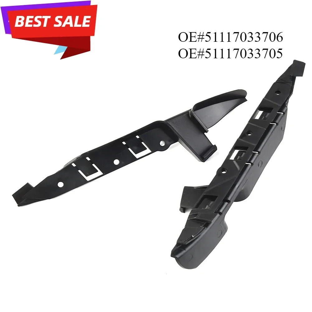

Car Front Left / Right Bumper Guide Supports Bracket 51117033706 51117033705 For BMWwww E60 E61 525i 530i Internal Spare Parts