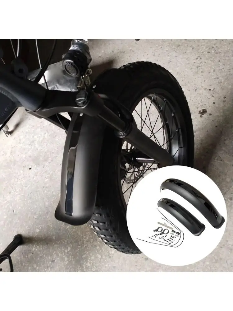 AliExpress NONE 20" x4.0 Bike Fenders Fat Tire Mud Guards Fender Set Mudguards For BMX Folding Snow E-Bike Bicycle MTB Cycling Set Accessories