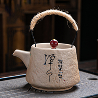 400ml Retro Japanese Kungfu Teapot Ceramic Tea Set Yixing Teapot Clay Puer Tea Pot and Cup Set Teeware Teware Water Kettle Pots