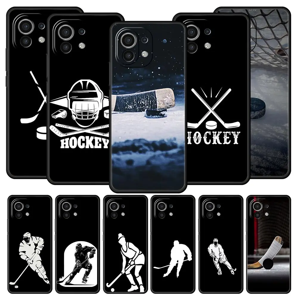 Phone Case For Xiaomi Mi 15 14 14T 13T 12T Pro 12 13 11 Lite 5G 11T X6 X5 Pro Soft TPU Cover Ice Hockey Rink