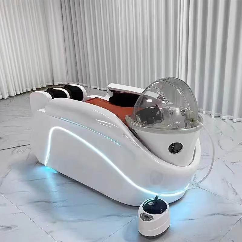 

Hair Barber Shop Hair Therapy Aromatherapy Massage Chair Integrated Shampoo Shampoo Bed