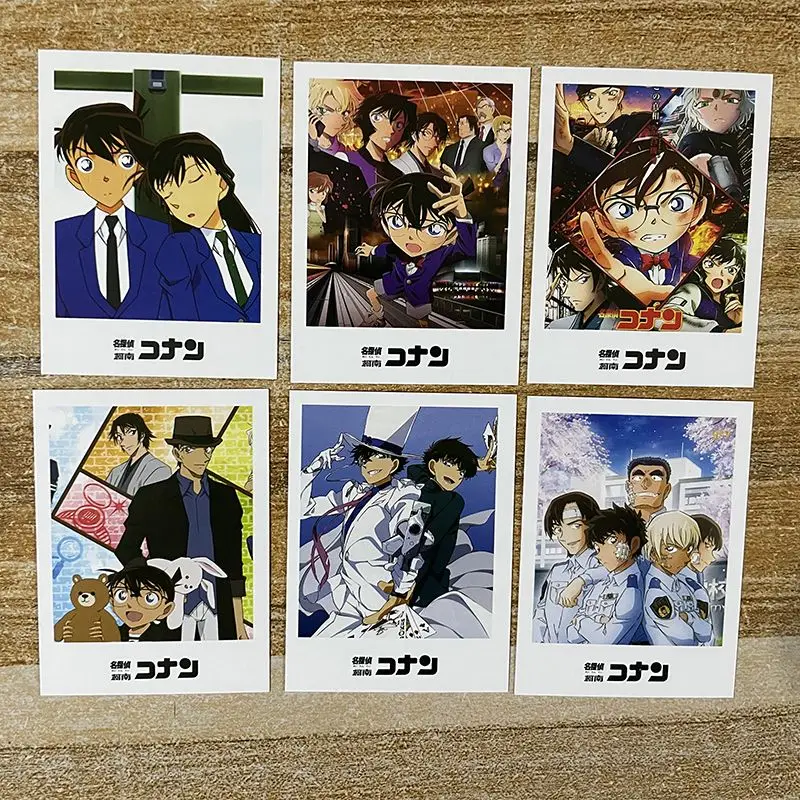 Detective Conan-Tarjetas de Anime de Jimmy Kudo LOMO, tarjetas de papel hechas a mano, sesión fotográfica, colección de fanáticos, tarjeta postal