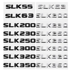 Rear Trunk Emblem Number Letter Sticker For R170 R171 R172 SLK63 SLK55 SLK200 SLK220 SLK230 SLK250 SLK260