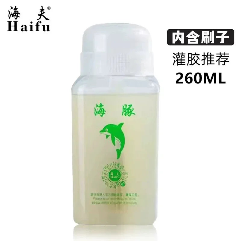

HAIFU 260ml / 500ml Dolphin Table Tennis Glue Speed Sponge Booster Effect Synthetic HAIFU Ping Pong Accessories Haifu Water Glue